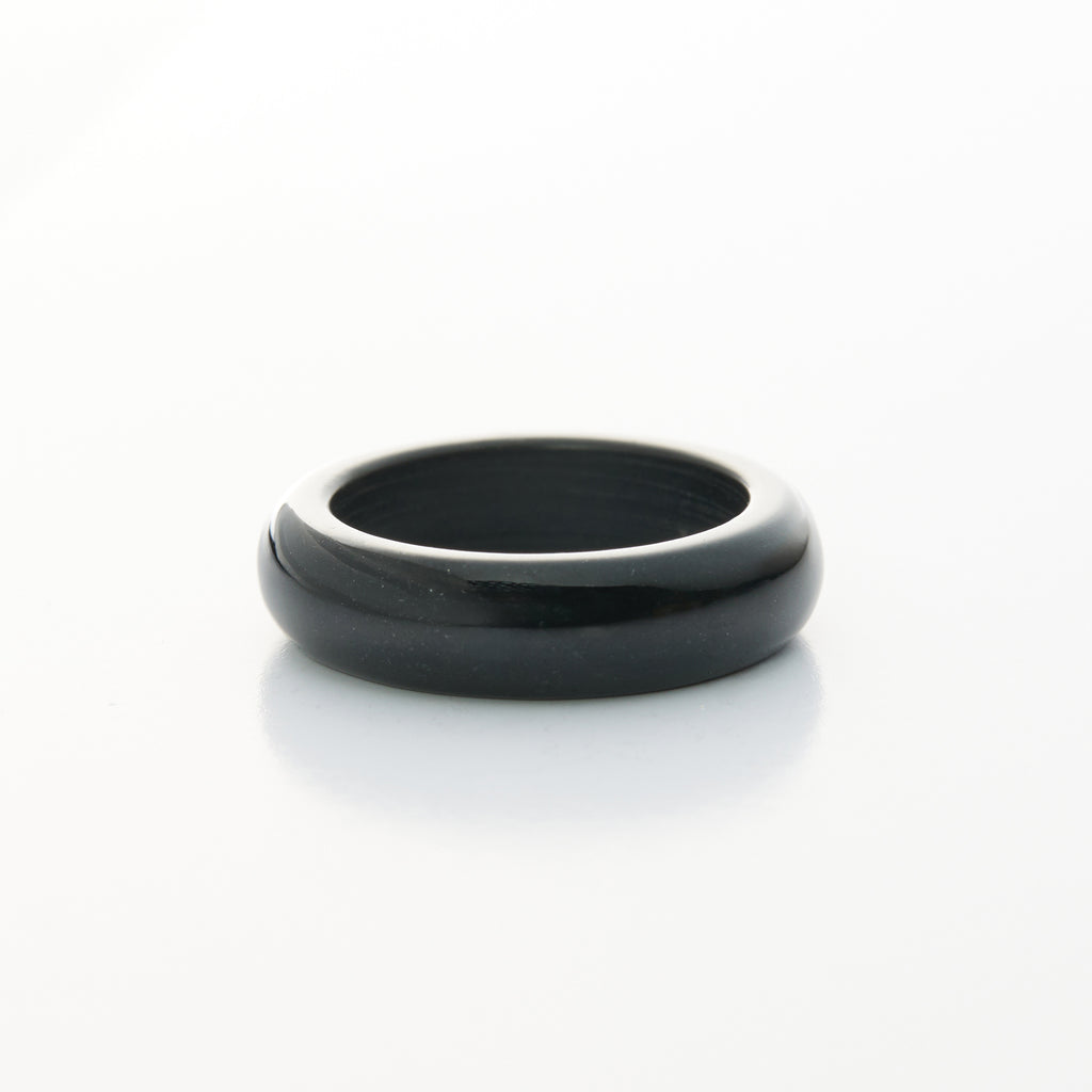 Black Jade 6mm Ring