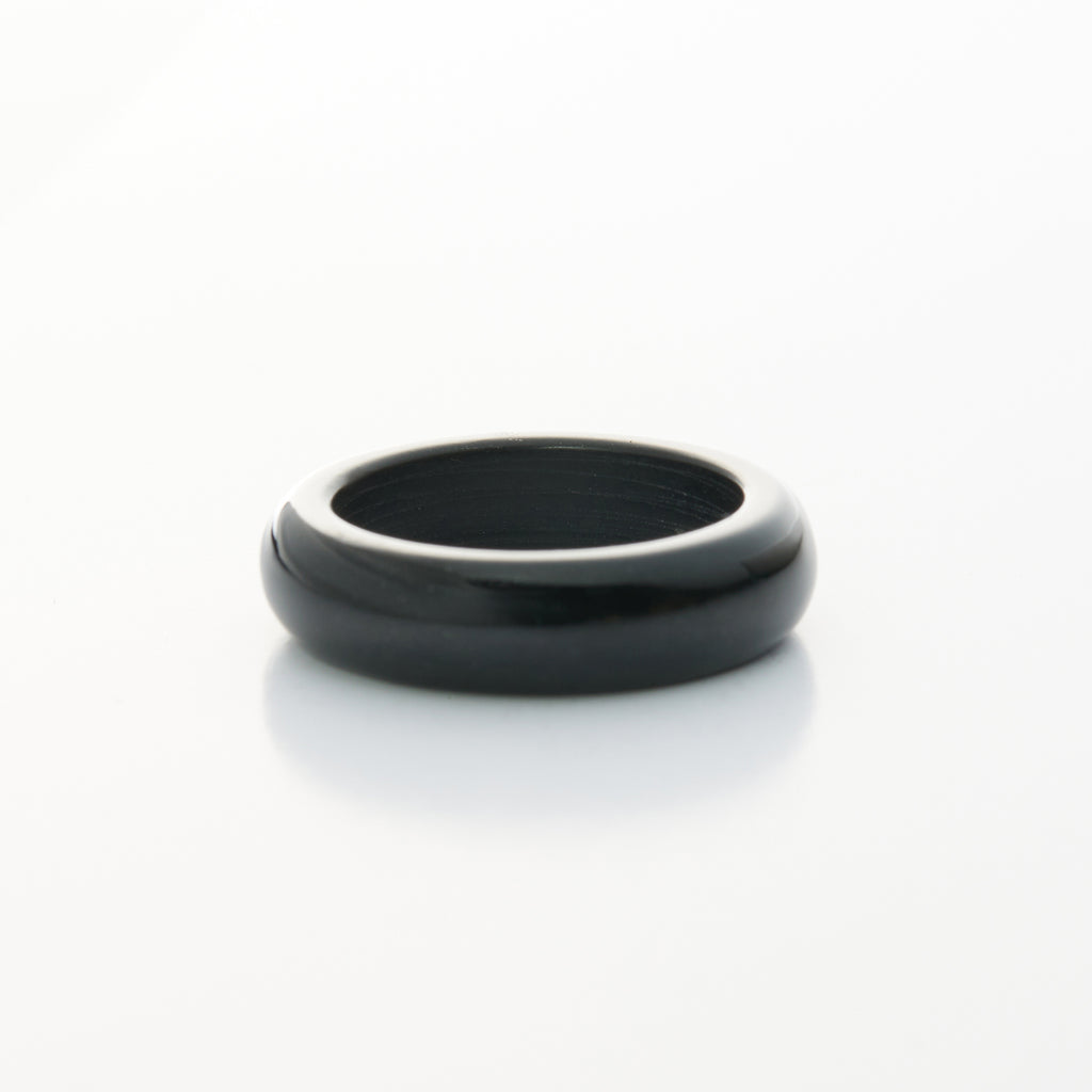 Black Jade 6mm Ring