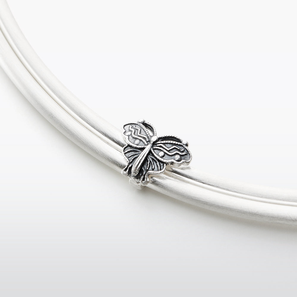 Butterfly Sterling Silver Twin Necklace