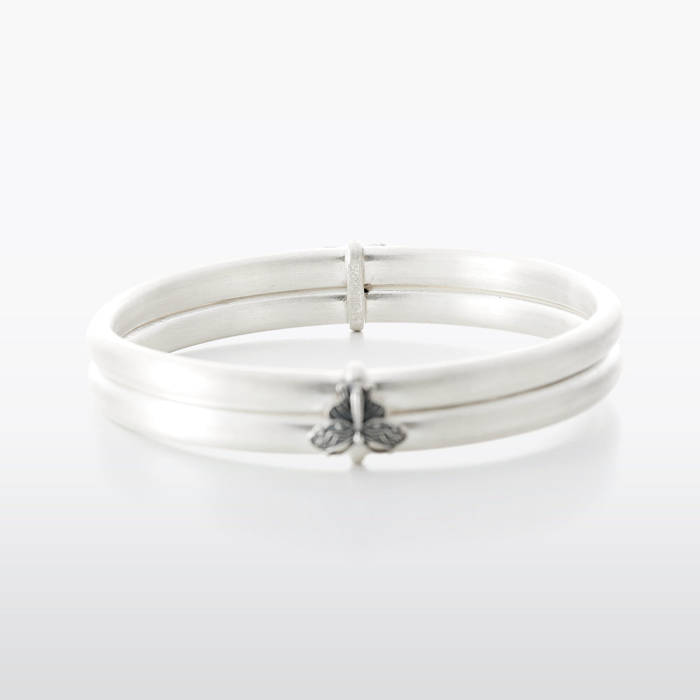 Butterfly Sterling Silver Twin Bracelet