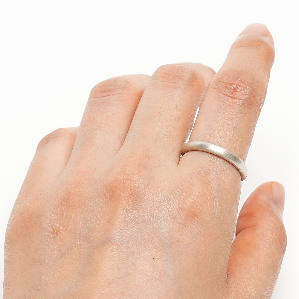 Pain Silver 3mm Ring
