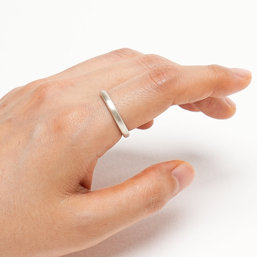 Pain Silver 3mm Ring