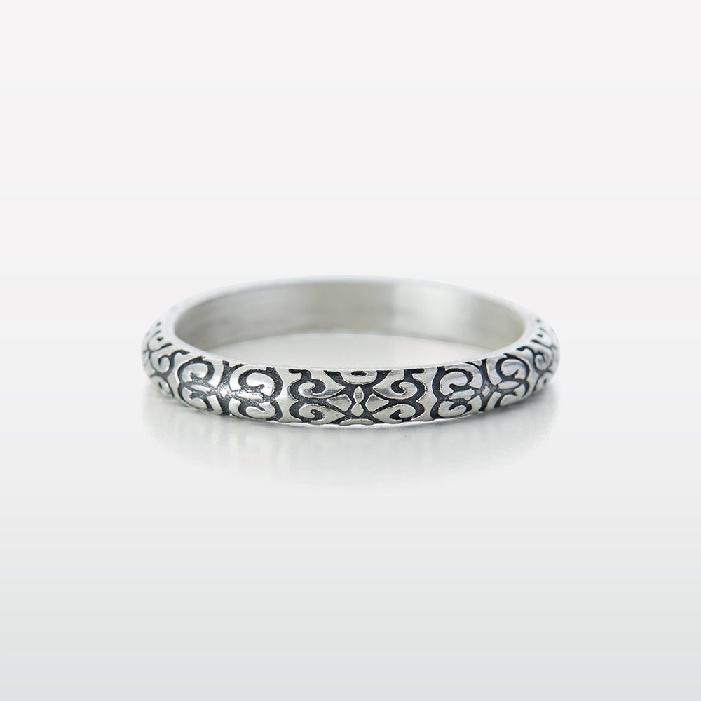 Arabesque Petten Silver Ring