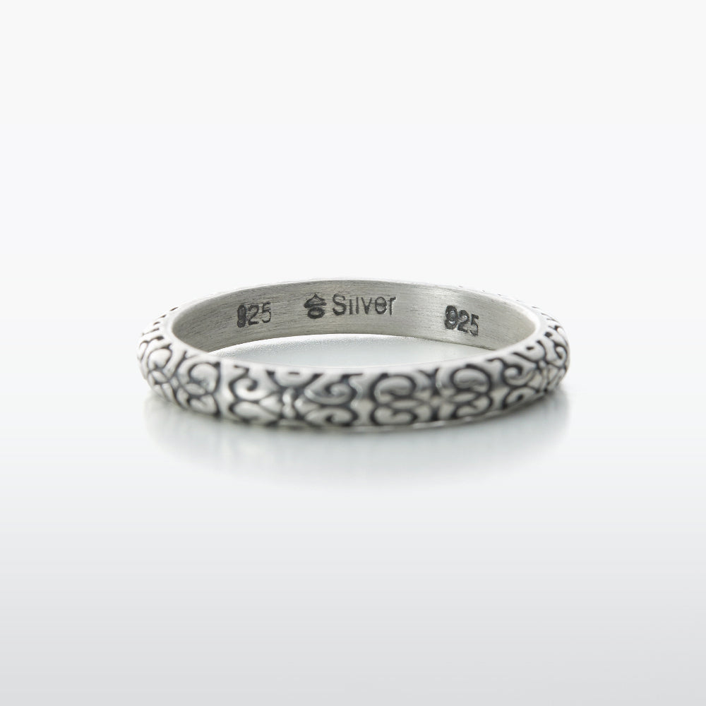 Arabesque Petten Silver Ring