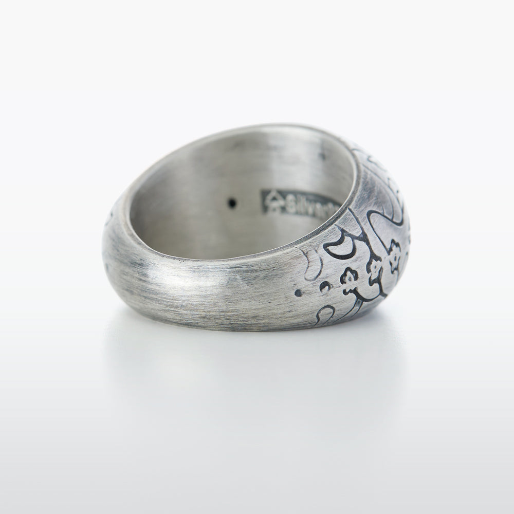 Honeysuckle Silver Ring