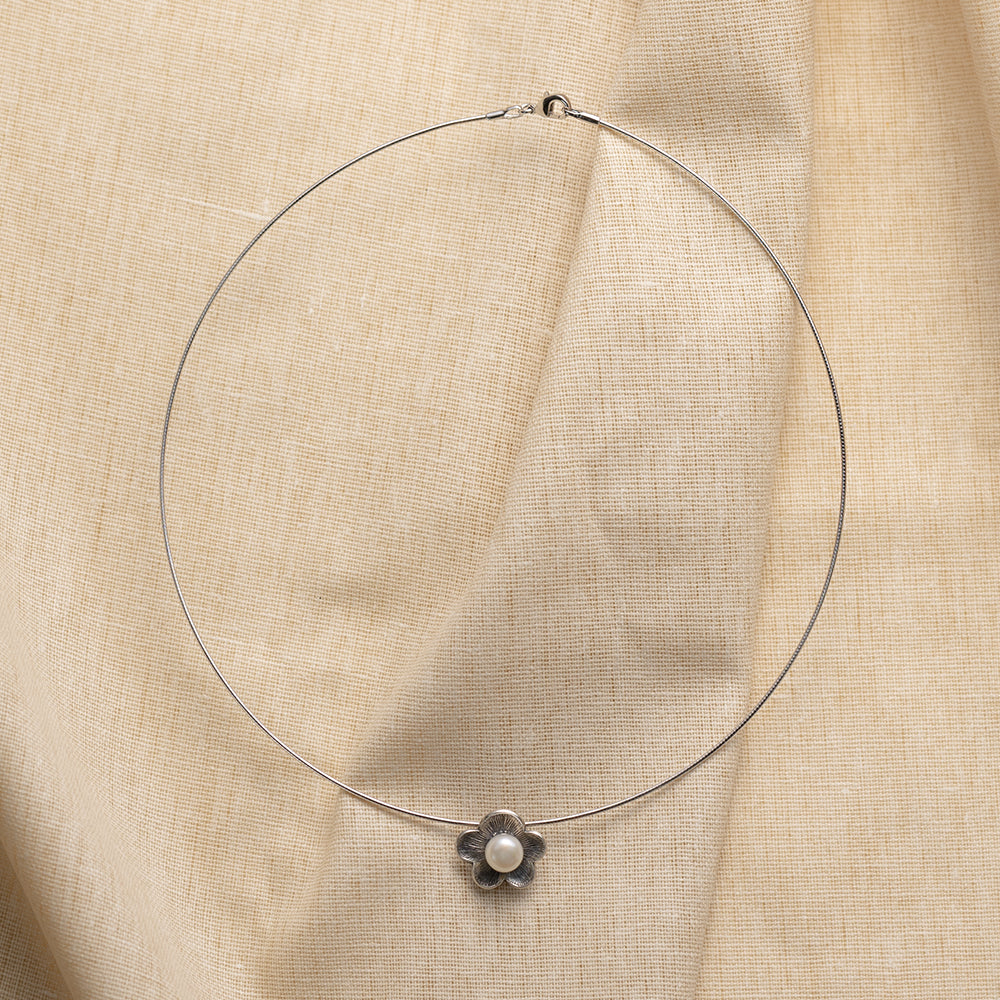 Ume Flower Peal Set - Necklace + Earring